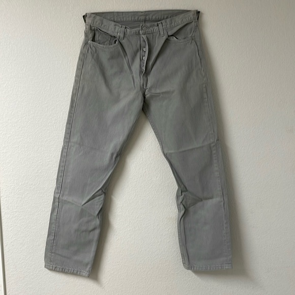 Levi's Other - 501’s Gray Button Fly Size W38 x L34